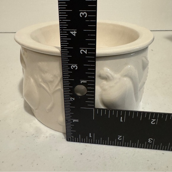 To Market To Market Dip Chiller 2 Piece Veggie Pattern Creamy White Ceramic. - Picture 6 of 6